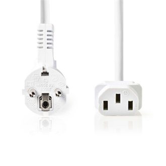   Nedis CEGL10000WT20 táp kábel IEC-320-C13, 3 x 0.75 mm˛ hossz 2m, fehér
