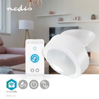   Nedis WIFISM10CWT okos WI-FI mozgásérzékelő, látószög 120°, érzékelési távolság 10m