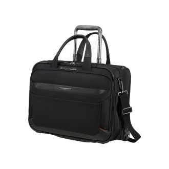   Samsonite Gurulós Notebook táska 148162-1041 PRO-DLX 6 ROLLING TOTE 15.6" BLACK, fekete