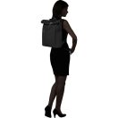 SAMSONITE Notebook hátizsák 151627-1041 4Pack LPT ROLLTOP BP 15.6" BLACK, fekete