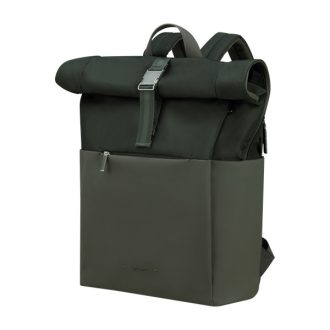   SAMSONITE Notebook hátizsák 151627-1339 4Pack LPT ROLLTOP BP 15.6" FOREST GREEN, Zöld