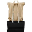SAMSONITE Notebook hátizsák 151627-1775 4Pack LPT ROLLTOP BP 15.6" SAND, Homok