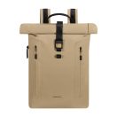 SAMSONITE Notebook hátizsák 151792-1775 Coatify Biz ROLLTOP BACKPACK 15.6" SAND, homok