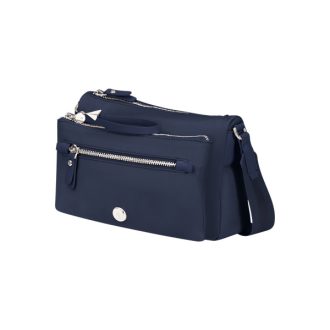   SAMSONITE Válltáska 151690-2165 Karissa Evo SHOULDER BAG + POUCH BLUE NIGHTS, Kék