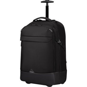   SAMSONITE Gurulós notebooktáska 154955-1276 Roadseeker LAPTOP BACKPACK/WH 17.3" DEEP BLACK, Fekete