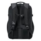 SAMSONITE Notebook hátizsák 154957-1276 Roadseeker LAPTOP BACKPACK L EXP DEEP BLACK, Fekete