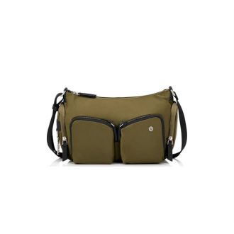   SAMSONITE Válltáska 154019-1635 Blazing SHOULDER BAG MULTI PKT OLIVE GREEN, Zöld