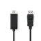 Nedis CCGL37100BK20 Displayport dugó - HDMI dugó kábel 1080p, 2m