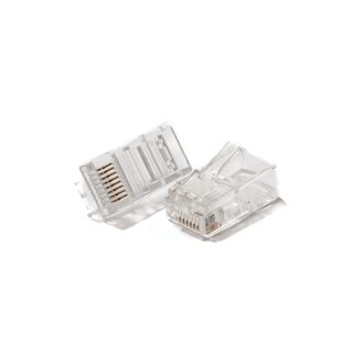 KELINE Univerzális RJ45/u dugó, 8p8c, 50µ Au CAT5E