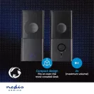 Nedis GSPR10020BK aktív gamer hangszóró 2.0, USB tápellátás, 3,5 mm jack, 18 W, Hangerőszabályozó