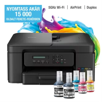   BROTHER Tintasugaras MFP NY/M/S DCP-T730W, színes, 16 lap/perc, WiFi/USB, 6000x1200dpi, ADF, duplex, 128MB