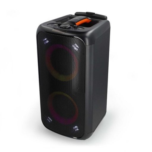 Nedis SPPT2480BK bluetooth hangszóró, 2x 5.25" mélynyomó, 2 x 2" magassugárzó, 240W, 5 óra lejátszási idő, akku