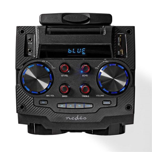 Nedis SPPT800BK bluetooth hangszóró, 120W, 6,5 óra lejátszási idő, akku