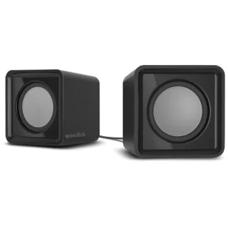   SPEEDLINK SL-810004-BK TWOXO Stereo Speakers, black, Sztereó hangszórók, fekete