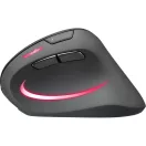 SPEEDLINK SL-630026-BK Piavo Pro újratölthető függőleges ergonomikus egér - vezeték nélküli, gumi-fekete