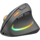 SPEEDLINK SL-630026-BK Piavo Pro újratölthető függőleges ergonomikus egér - vezeték nélküli, gumi-fekete