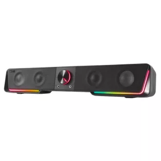   SPEEDLINK SL-830200-BK Gravity sztereó soundbar RGB megvilágítással - fekete