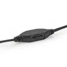 Nedis HPWD1200BK fejhallgató, kábel hossz 2,70 m, hangerőszabályzó