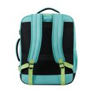 TAKE2CABIN 149175-A647 alkalmi hátizsák M 15.6" türkiz/lime
