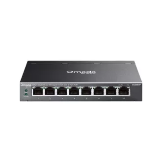   TP-LINK Switch 8x1000Mbps(8xPOE+) Fémházas Easy Smart (Omada), ES208GP