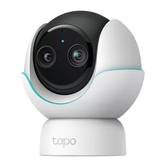   TP-LINK Wireless Kamera Cloud beltéri forgatható színes éjjellátó Smart AI Baba Monitor, TAPO C840