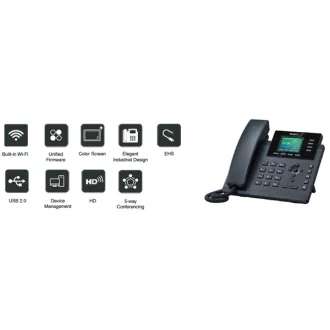 YEALINK Telefon - SIP-T34W HD IP 4 vonalas
