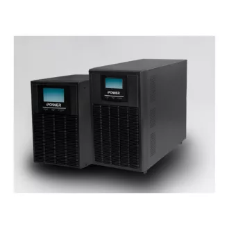   iPOWER UPS, 3000VA, 3000W, 8x IEC C13 + 1x  C19 SNMP/USB/RS-232, szünetmentes tápegység, LCD kijelző, AVR, online, tower