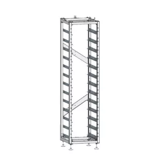 DEYE HV rack 12db BOS-G Pro akkumulátor elhelyezéséhez