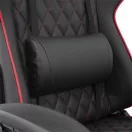 WHITE SHARK RACER-TWO fekete/piros gamer szék