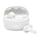 JBL Tune Beam 2 TWS Bluetooth fülfallgató mikrofonnal, USB-C, 100dB, In-Ear, 16 ohm, tölthető 2 óra, 65 mAh, fehér
