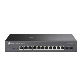   TP-LINK Vezetékes VPN Router 2xWAN/LAN(2.5Gbps)+ 8xWAN/LAN(1000Mbps) + 2xSFP + 1xUSB + 1xkonzol port, ER7412-M2