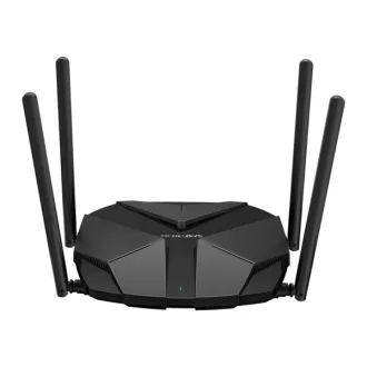   MERCUSYS Wireless Router Dual Band AX3000 1xWAN(2500Mbps) + 3xLAN(1000Mbps), MR85X