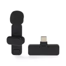 Nedis MICW110BK vezeték nélküli mikrofon, használható Notebook / Okostelefon / Tablet,  USB Type-C™