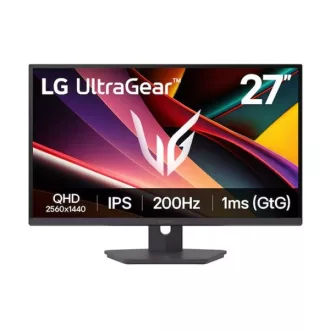   LG gaming monitor 27" 27G610A-B, 2560x1440, 16:9, 400cd/m2, 1ms, HDMIx2/DisplayPort, 200Hz