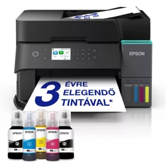  EPSON Tintasugaras nyomtató - EcoTank L6370 (A4, MFP, színes,4800x1200 DPI, 35 lap/perc, Full duplex, ADF, USB/LAN/Wifi)