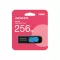 ADATA Pendrive 256GB, UV128 USB 3.2, Fekete-kék