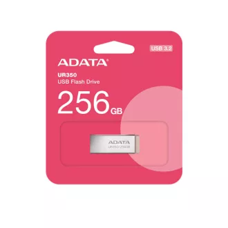 ADATA Pendrive 256GB, UR350 USB 3.2, fémházas, barna