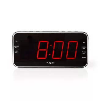 Nedis CLAR004BK digitális óra beépített AM/FM rádióval