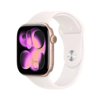   Apple Watch S11 Cellular 42mm Rose Gold Aluminium Case with Light Blush Sport Band - M/L