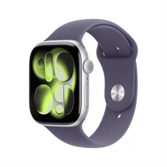   Apple Watch S11 Cellular 42mm Silver Aluminium Case with Purple Fog Sport Band - S/M