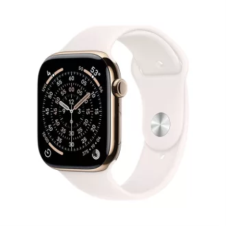   Apple Watch S11 Cellular 42mm Gold Titanium Case with Light Blush Sport Band - M/L