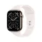 Apple Watch S11 Cellular 42mm Gold Titanium Case with Light Blush Sport Band - S/M