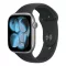 Apple Watch S11 Cellular 46mm Space Grey Aluminium Case with Black Sport Band - S/M
