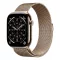 Apple Watch S11 Cellular 46mm Gold Titanium Case with Gold Milanese Loop - M/L