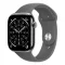 Apple Watch S11 Cellular 46mm Natural Titanium Case with Stone Grey Sport Band - S/M