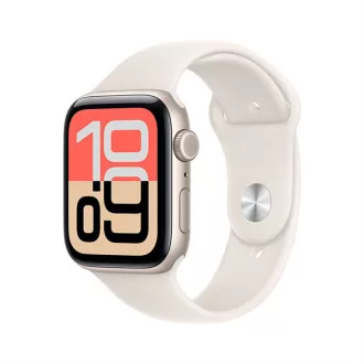   Apple Watch SE 3 Cellular 40mm Starlight Aluminium Case with Starlight Sport Band - M/L