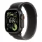 Apple Watch Ultra 3 Cellular 49mm Black Titanium Case with Black/Charcoal Trail Loop - M/L