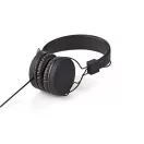 Nedis HPWD1100BK fejhallgató, kábel hossz 1,2 m, 3,5 mm jack