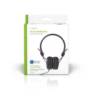Nedis HPWD1100BK fejhallgató, kábel hossz 1,2 m, 3,5 mm jack
