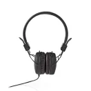Nedis HPWD1100BK fejhallgató, kábel hossz 1,2 m, 3,5 mm jack